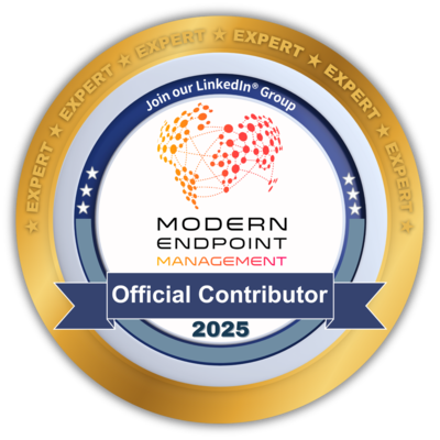 Official Contributor Expert Modern Endpoint Management Group 2025